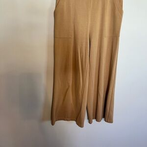 Woman’s Max Studio Wide Leg Tan color